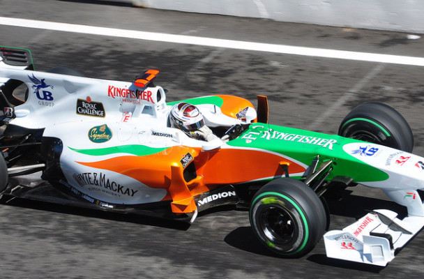 Sutil in seinem Force India-Boliden